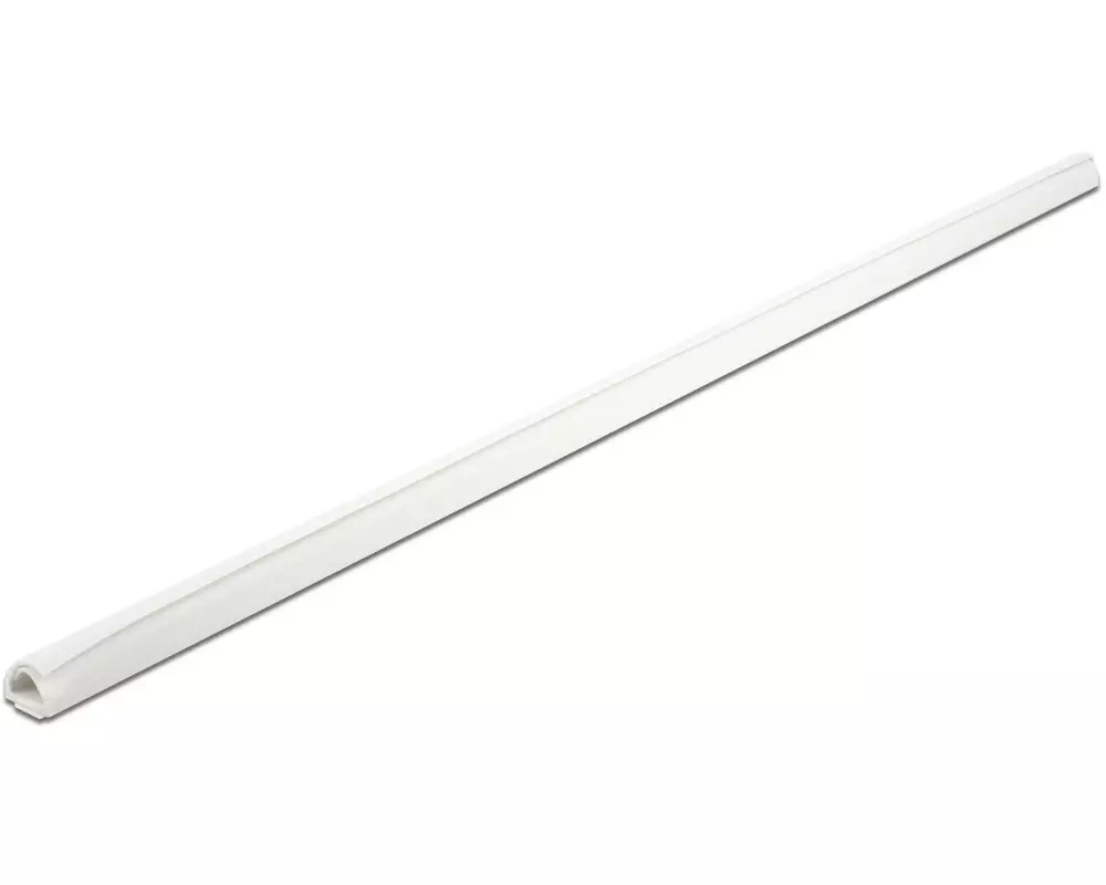 Delock Kabelkanal selbst-schliessend, -klebend 1 m x 12 mm Weiss