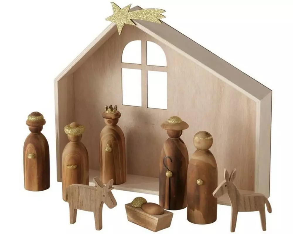 Boltze Krippe Luminaro 25 x 6 x 35 cm