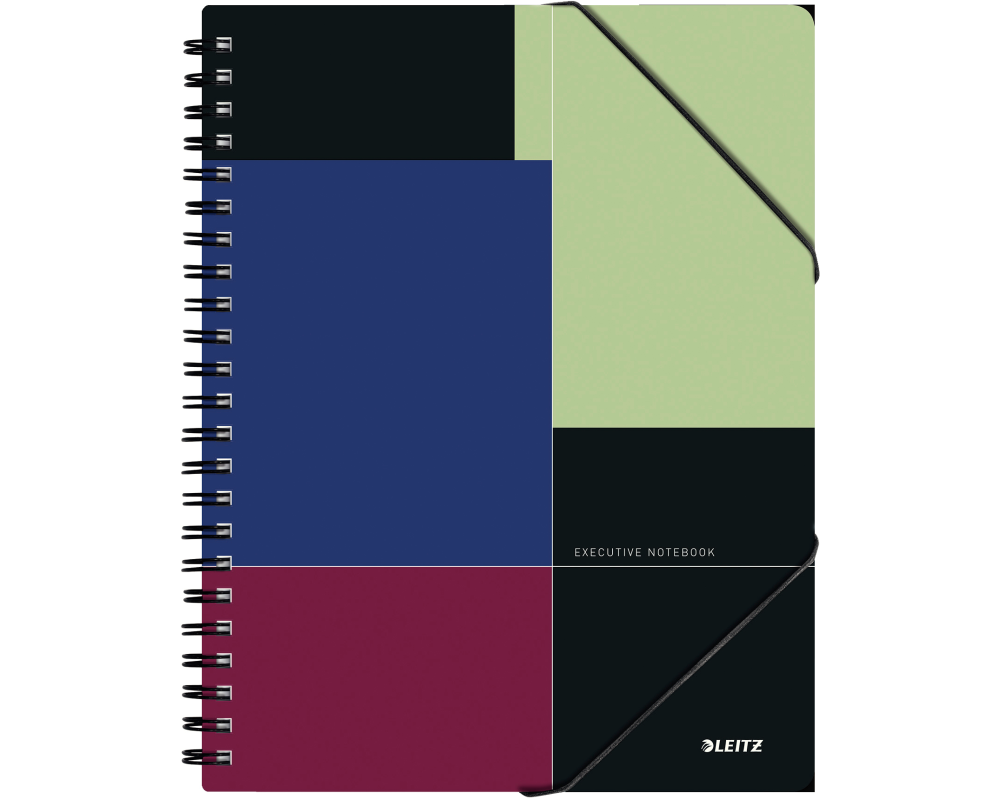LEITZ Collegeblock Executive A4 44630000 farbig kariert, GetOrganised