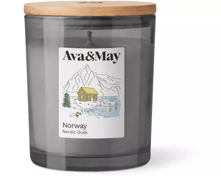 AVA & MAY Duftkerze Norwegen 220 g