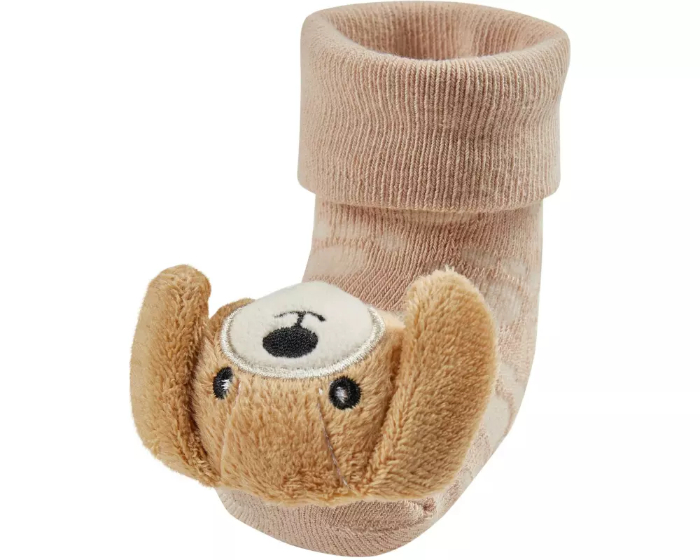 Sterntaler Rasselsocke Hund Beige