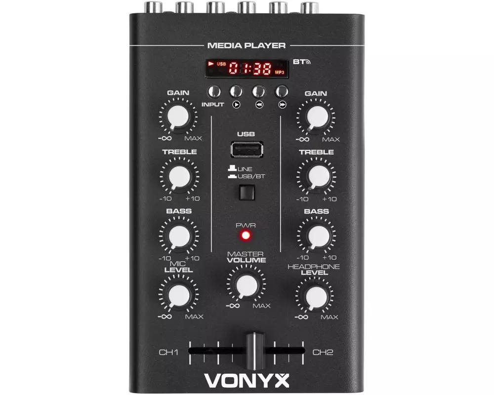 Vonyx DJ-Mixer STM500BT