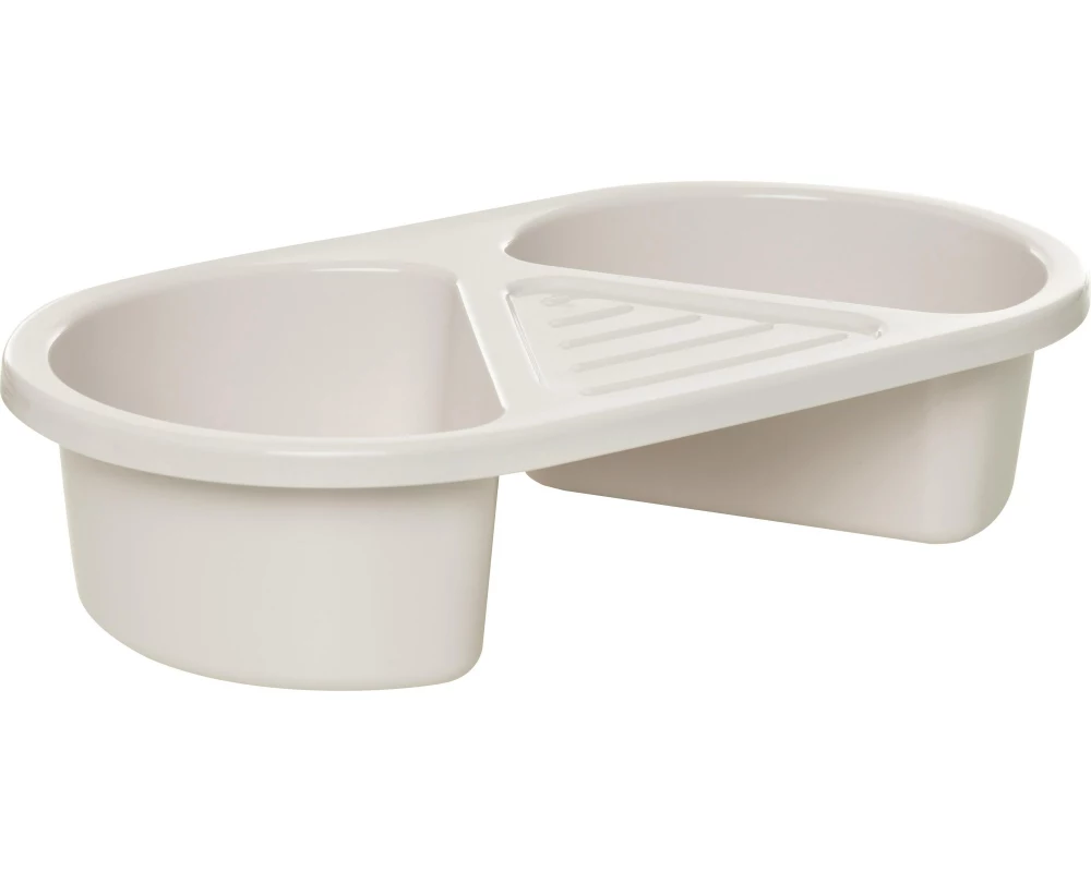 ZEWI bébé-jou Kinder-Waschbecken Light Oat 2-teilig