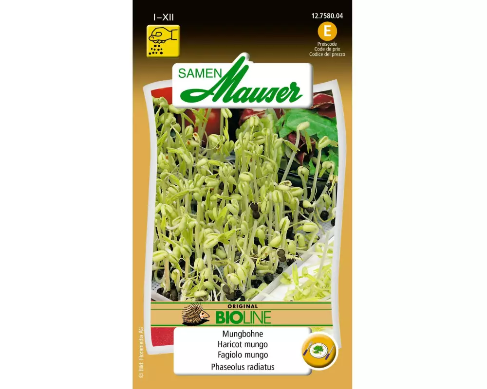Samen Mauser Samen Bioline Keimsamen Mungbohnen