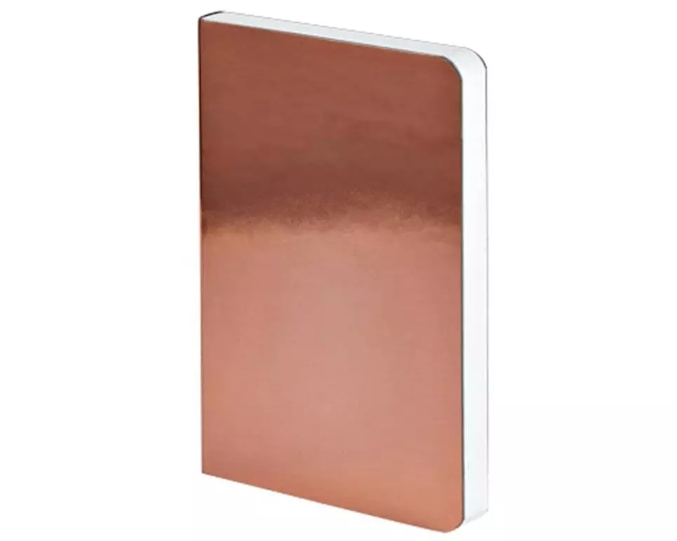 Nuuna Notizbuch Shiny Starlet 15 x 10.8 cm, Dot, Kupfer