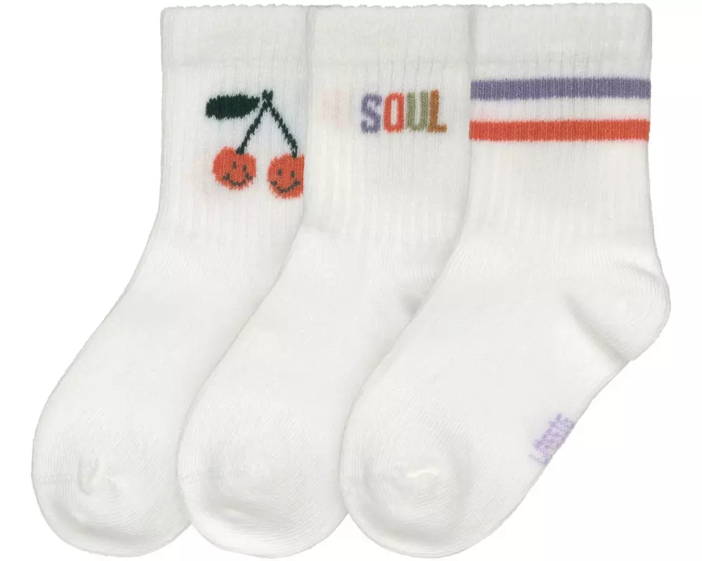 Lässig Tennissocken 3er Set Little Gang, Kirsche Gr. 27 - 30