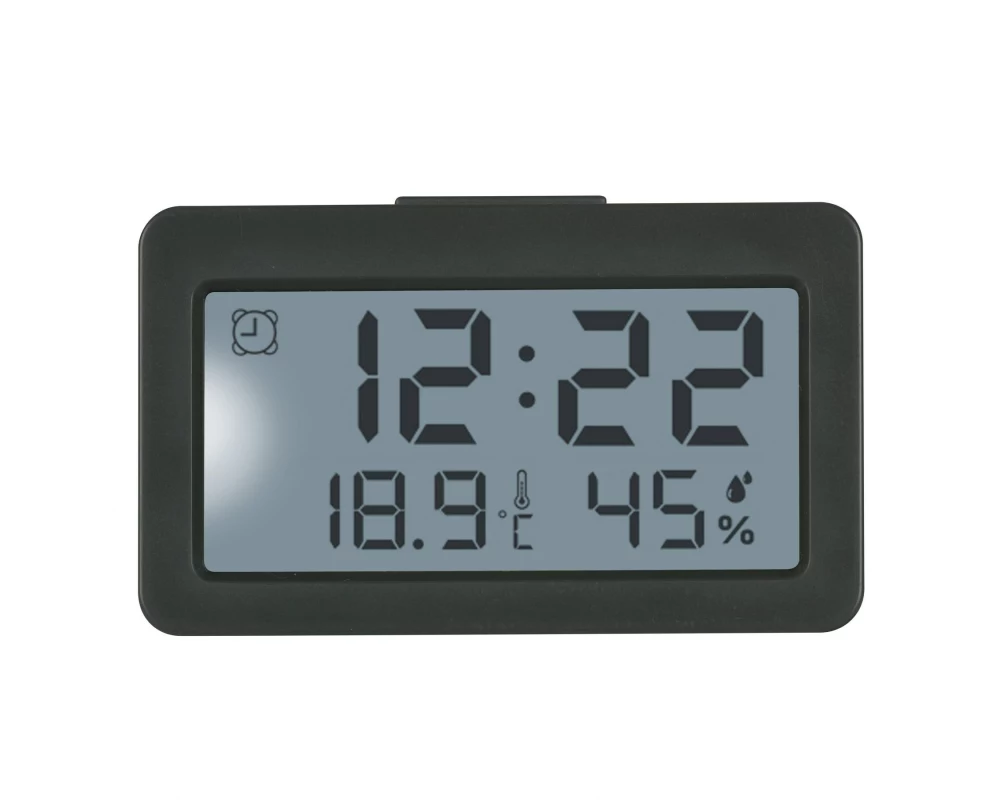 TFA Dostmann Digitalwecker Mini Schwarz