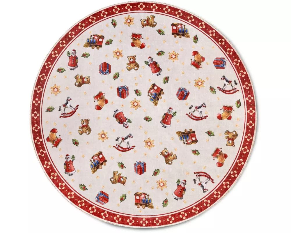 Villeroy & Boch Weihnachtsteppich Nostalgic 150 cm, Rot