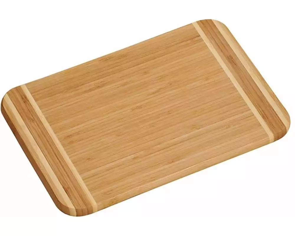 Kesper Schneidebrett Bambus 39 x 29 x 1.6 cm mit Saftrille
