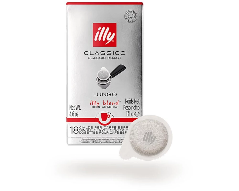 Illy Kaffeepads Classico Lungo (ESE) 18 Stück