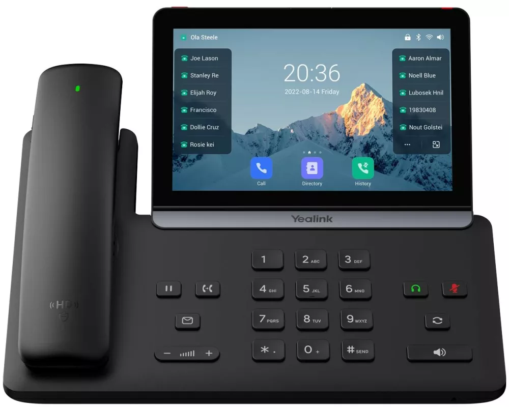 Yealink Tischtelefon SIP-T88W Pro Schwarz