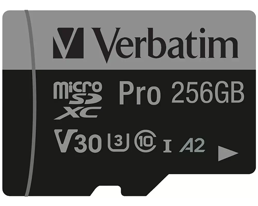 Verbatim microSDXC-Karte Pro U3 256 GB