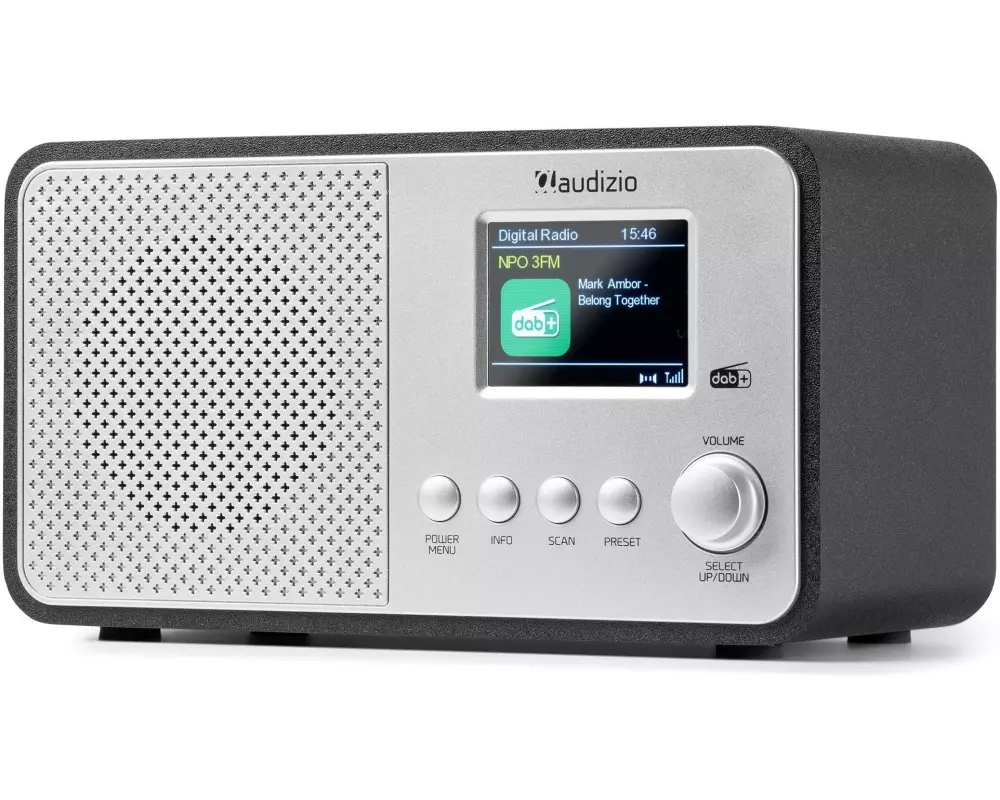 Audizio DAB+ Radio Avio Silber