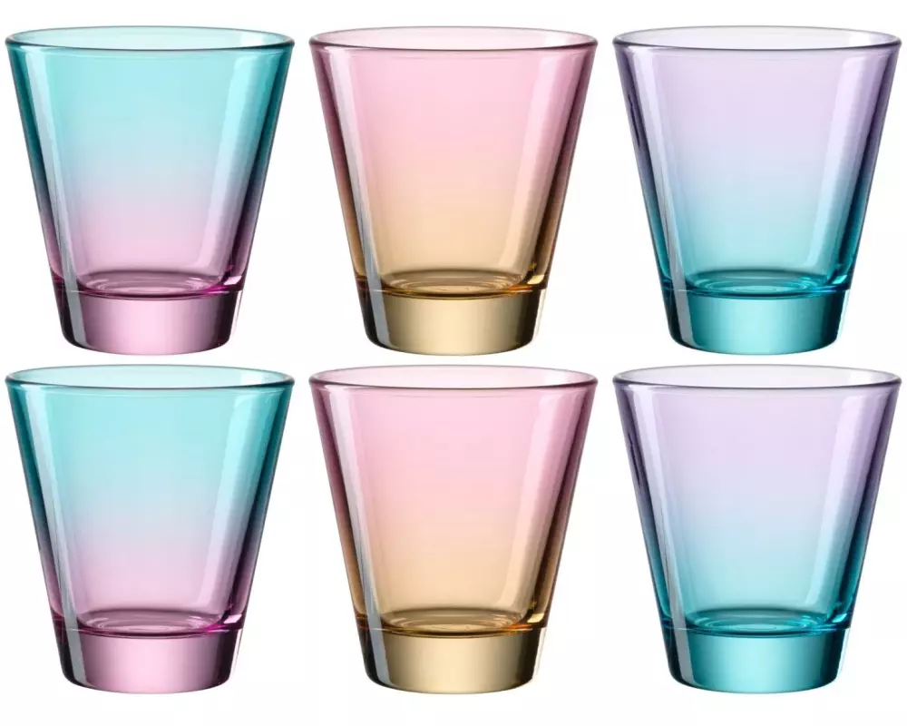 Leonardo Trinkglas Amalfi 215 ml, 6 Stück, Mehrfarbig