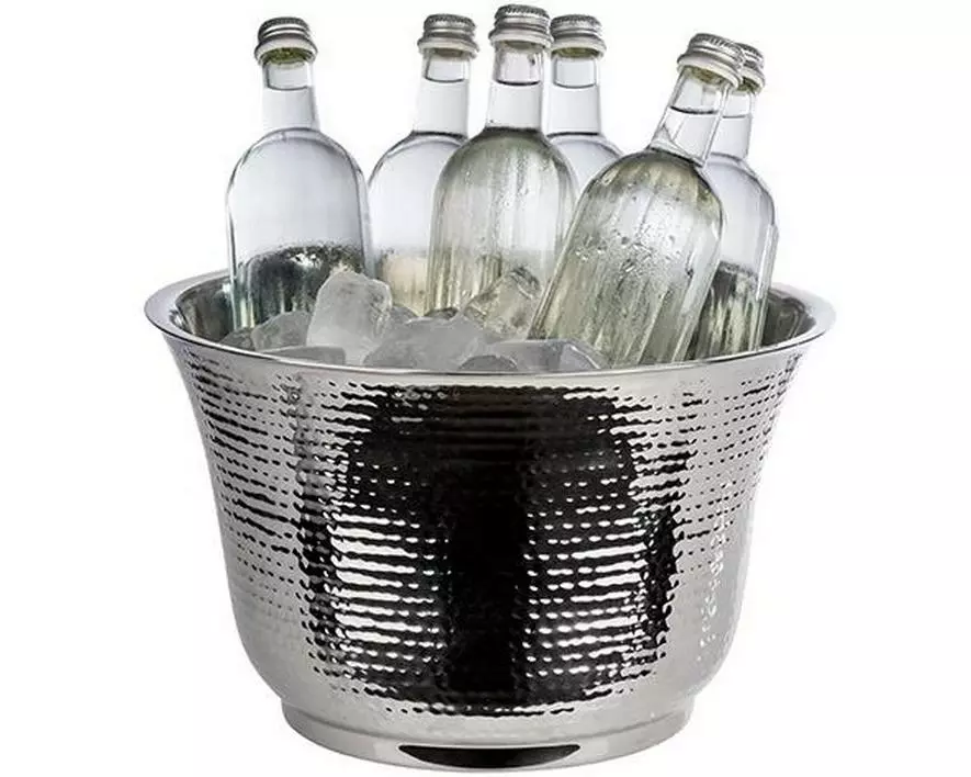 APS APS Flaschenkühler Bowl 8 Liter, Silber