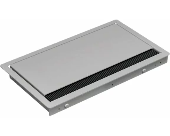 Bachmann CONI built-in-frame, Short, 3-way 248x151mm, Silver Grey, Built-in depth 56mm, suitable tabletop thicknesses min. 10mm
