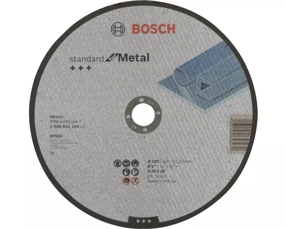 Bosch Professional Trennscheibe gerade Standard for Metal, 230 x 3 mm