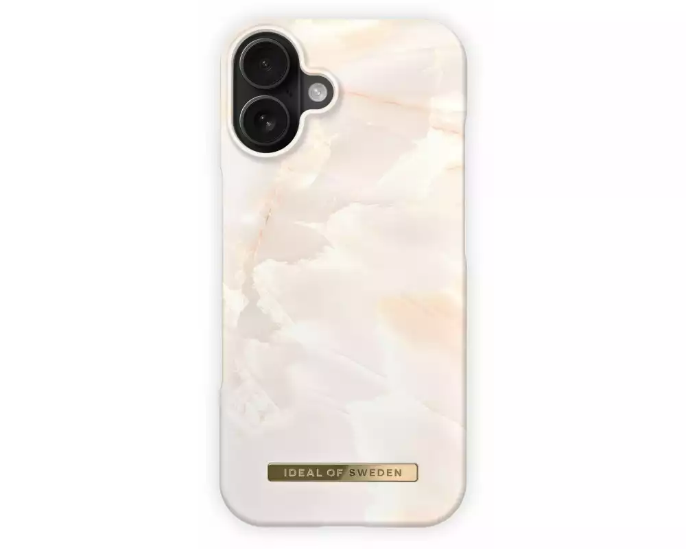 Ideal of Sweden Back Cover iPhone 16 Pearl Marble
