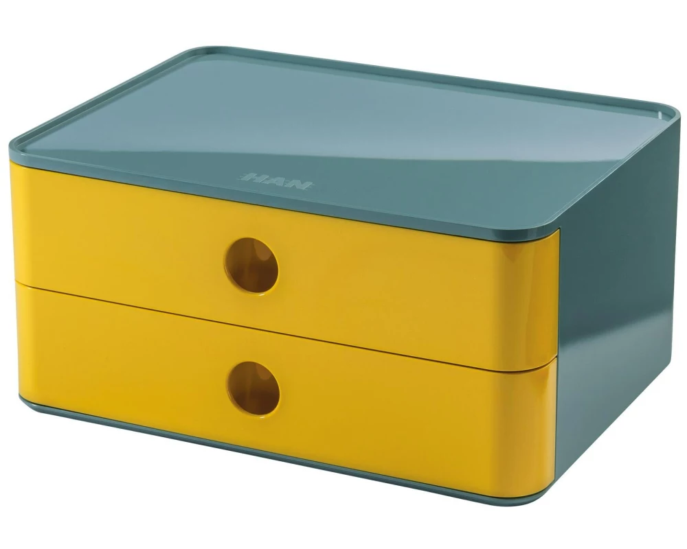 HAN Schubladenbox Allison Smart-Box Plus 2 Schubladen, Gelb