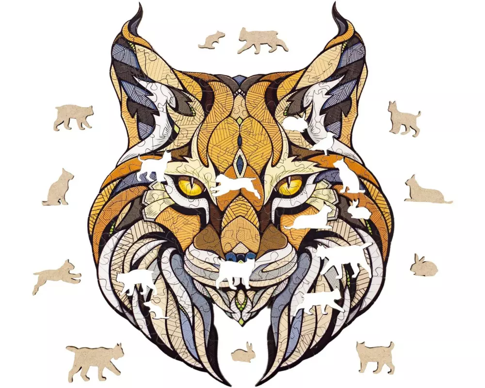 Eco Wood Art Holz-Puzzle Luchs 139 Teile