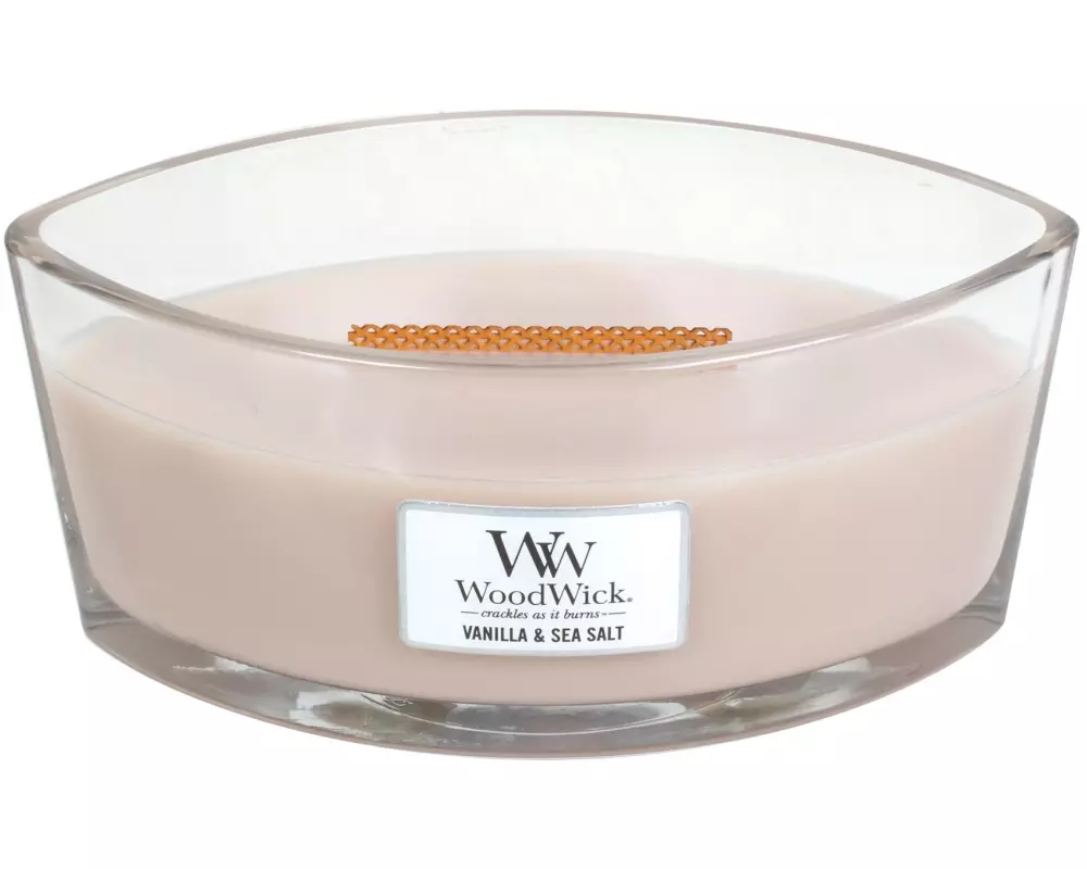 Woodwick Duftkerze Ellipse Vanilla & Sea Salt