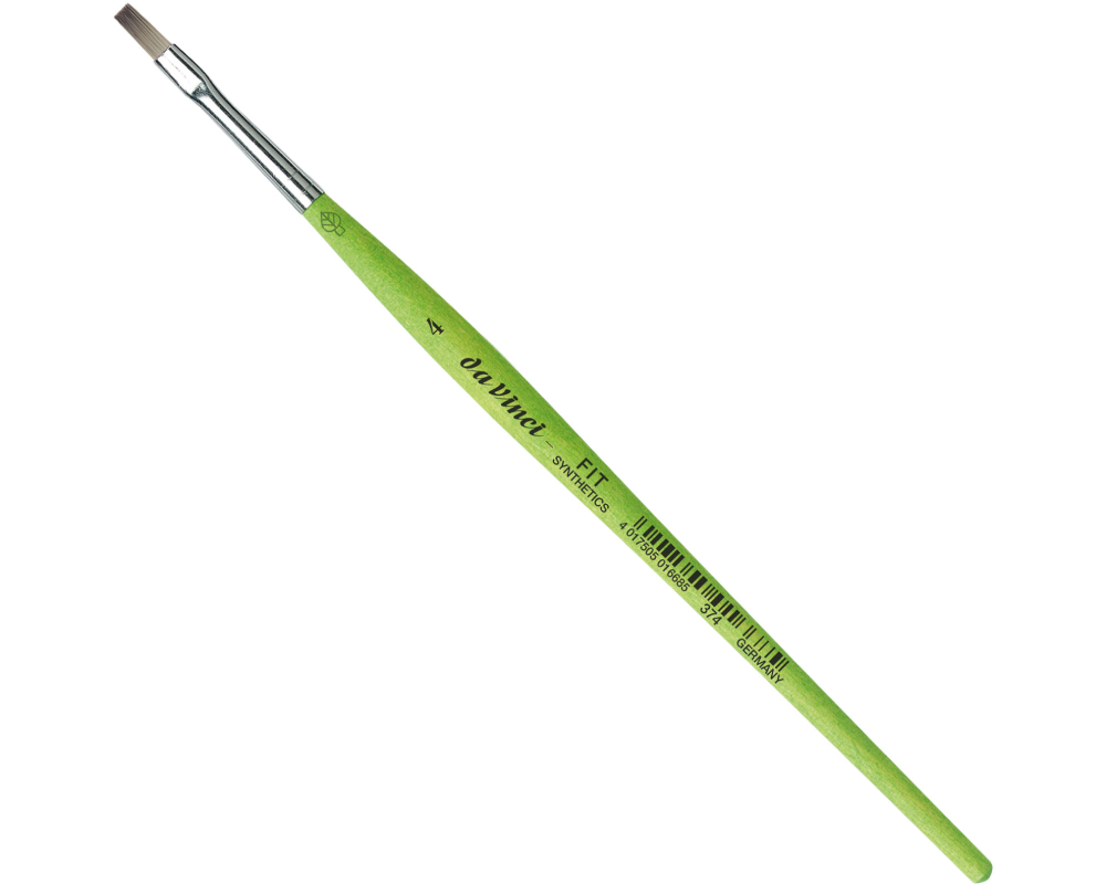 DA VINCI Flachpinsel Fit Synthetics VA-374_4 Grösse 4, Synthetik
