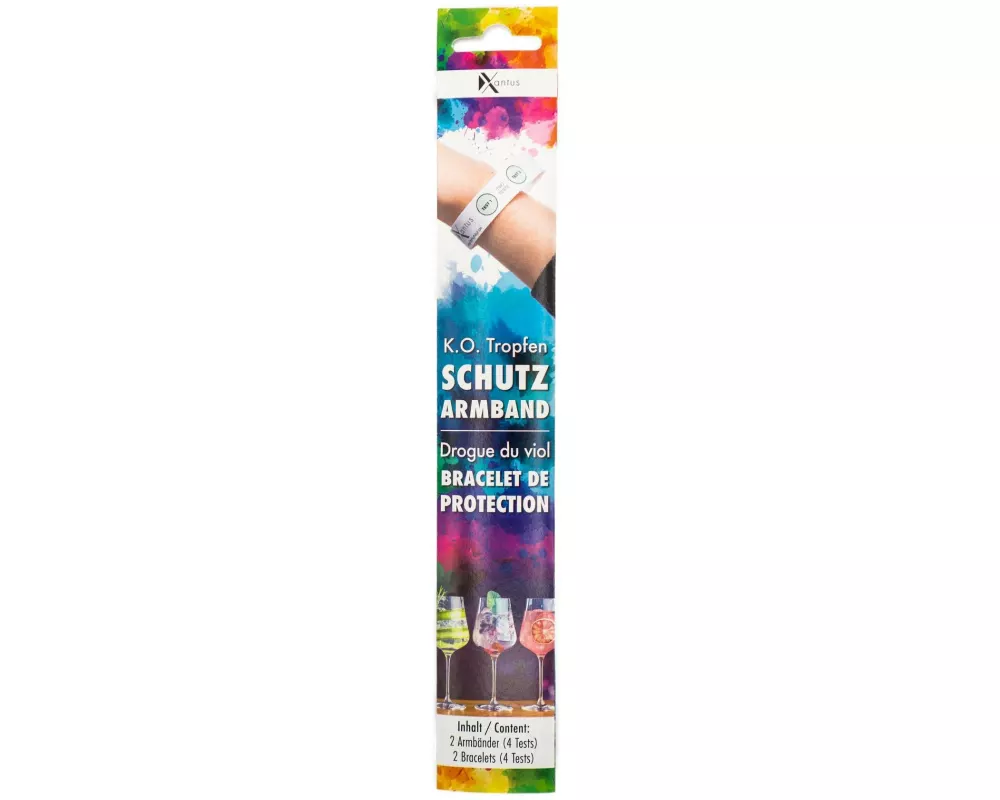 XANTUS K.O. Tropfen GHB Schutz-Armband 2 Stück
