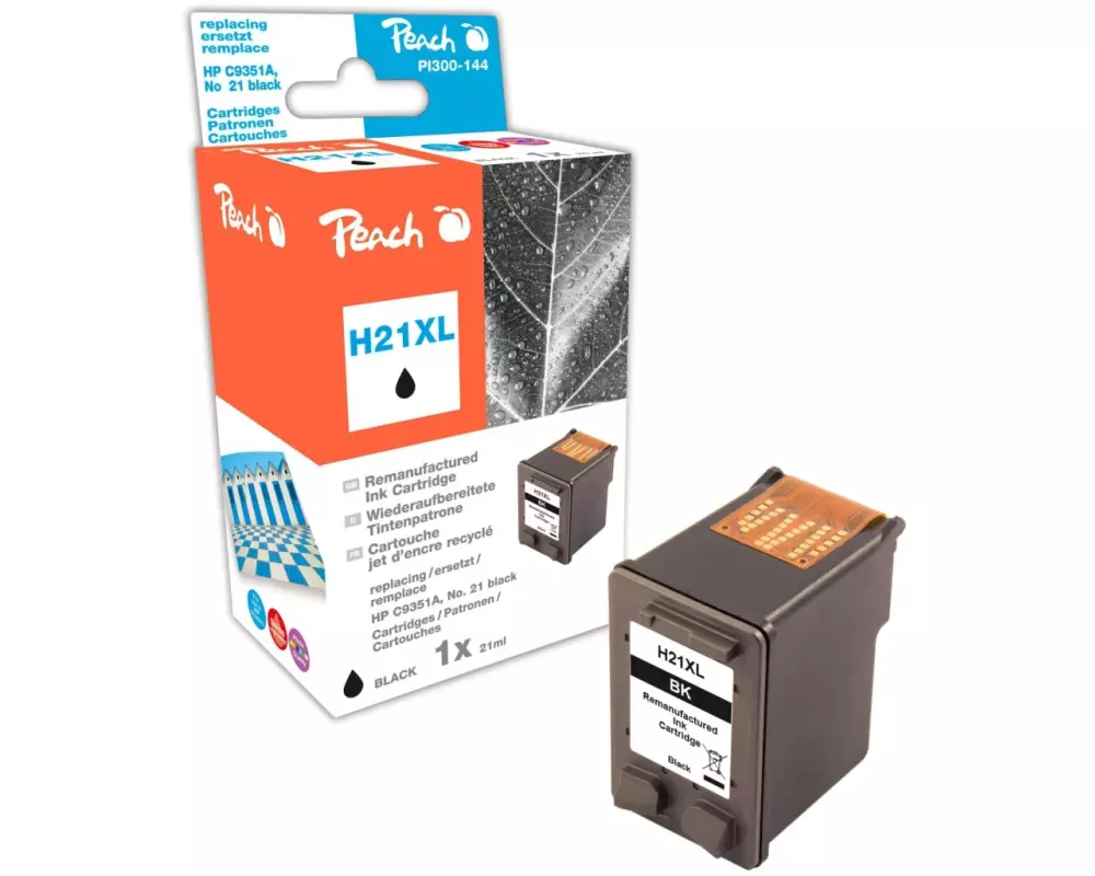 Peach Tinte HP Nr. 21XL (C9351AE) Black