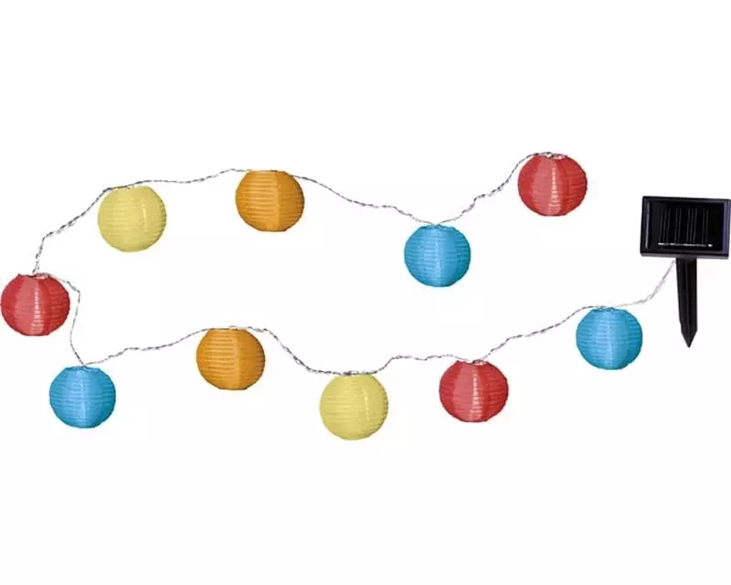 Star Trading Lichterkette Solar Festival 270 cm, Mehrfarbig