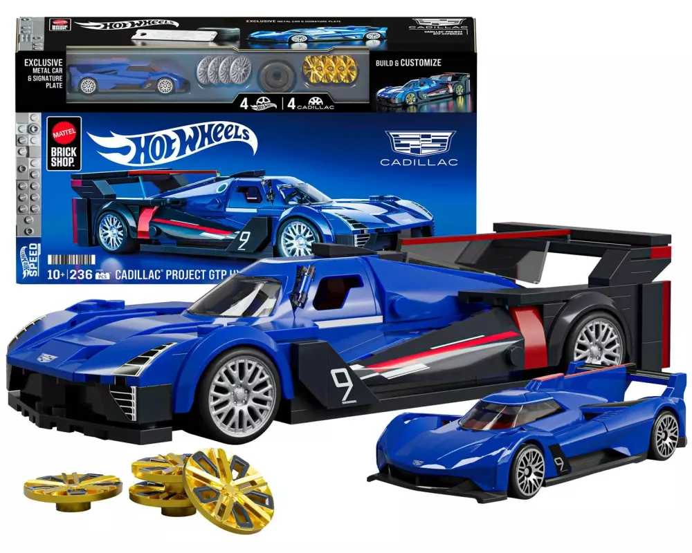 Mega Construx Hot Wheels Mattel Brick Shop Cadillac Project GTP Hypercar