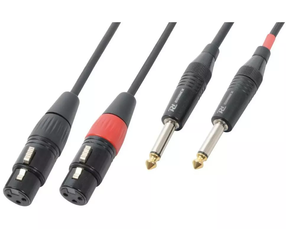 PD Connex CX62-1 XLR 3 Pole, female - Klinke 6.3 mm, male 1.5 m