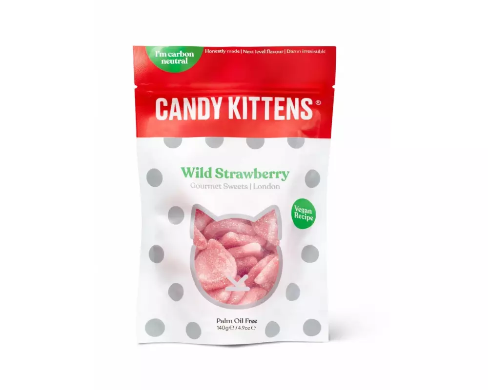 Candy Kitten Kaubonbon Wild Strawberry 140 g