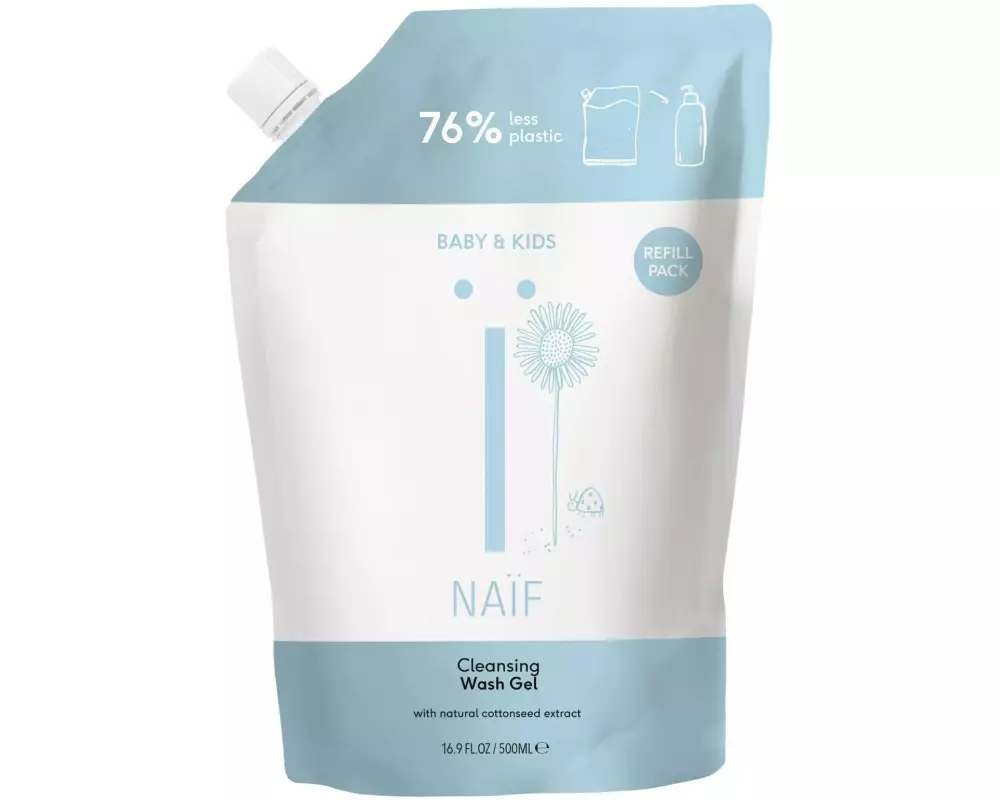 NAÏF Cleansing Wash Gel Refill 500 ml