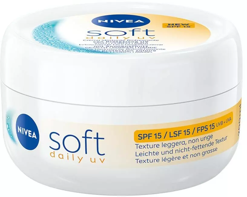 NIVEA Soft erfrischende Feuchtigkeitscreme Topf LSF 15 200 ml
