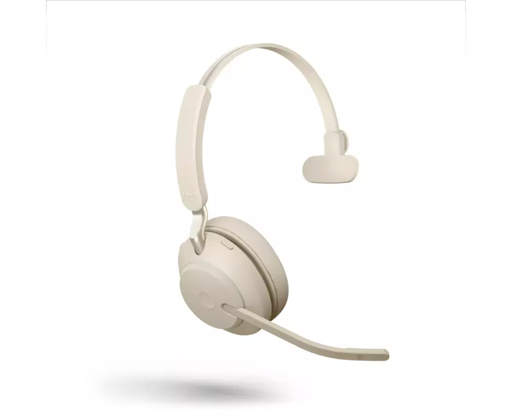 Jabra Headset Evolve2 65 Mono UC Beige, USB-A