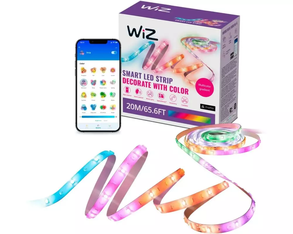 WiZ LED Stripe RGBIC 20 m