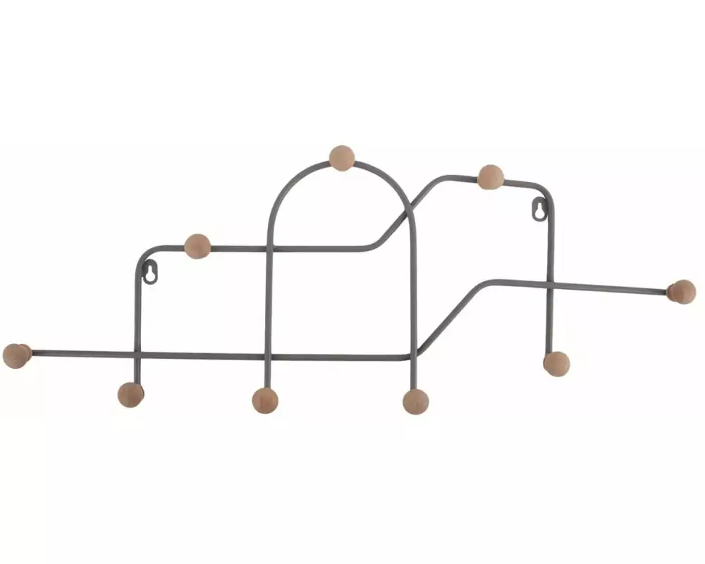 present time Wandgarderobe Maze 71 x 27 cm, Cool grey