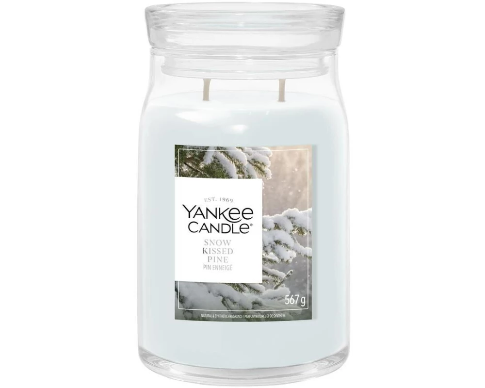 Yankee Candle Signature Duftkerze Snow Kissed Pine Large Jar