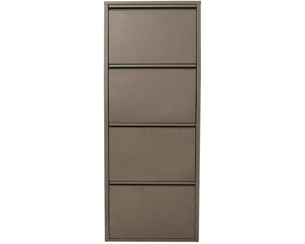 Kare Schuhschrank Caruso 4, Taupe