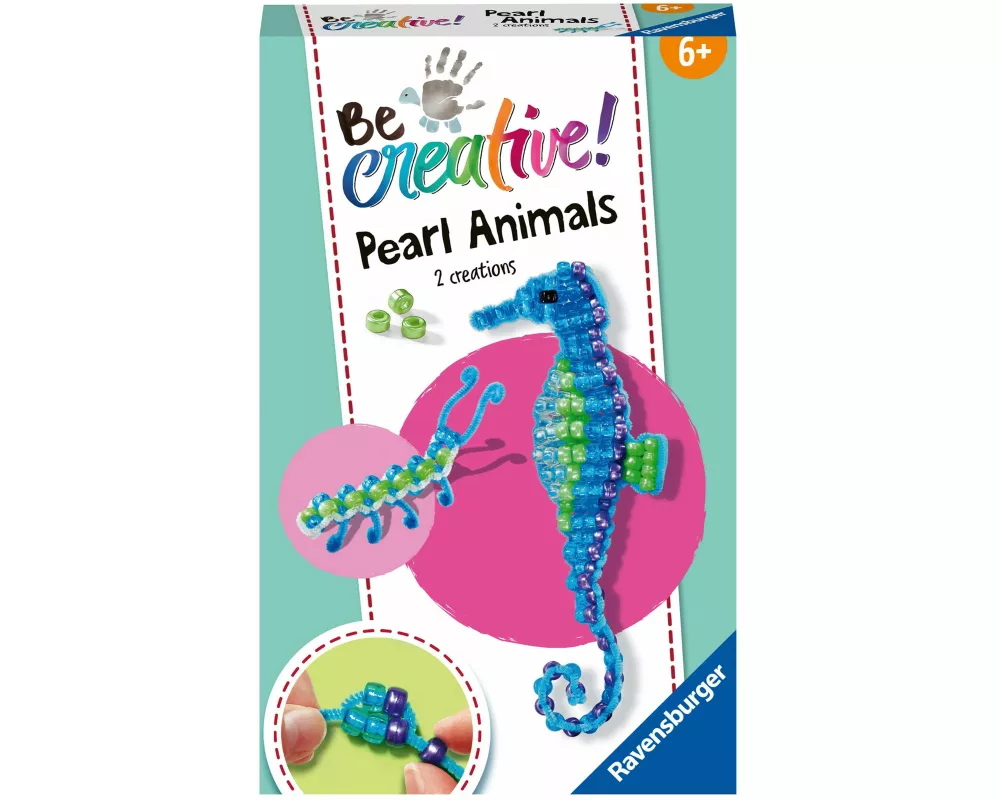 BeCreative Mini - Perlentiere Seepferdchen