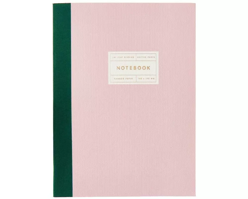 Rico Design Notizbuch S 14.5 x 19.5 cm, Dot, Flieder