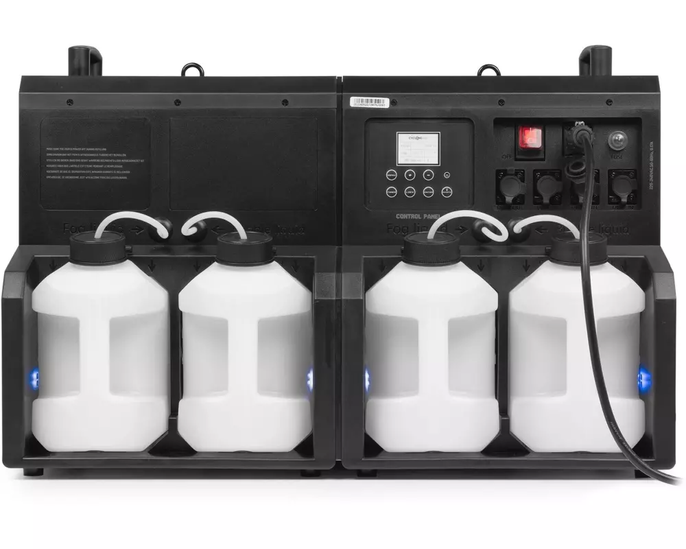 BeamZ Cyclone 400 Nebel- und Seifenblasenmaschine mit 48 RGBW-LEDs