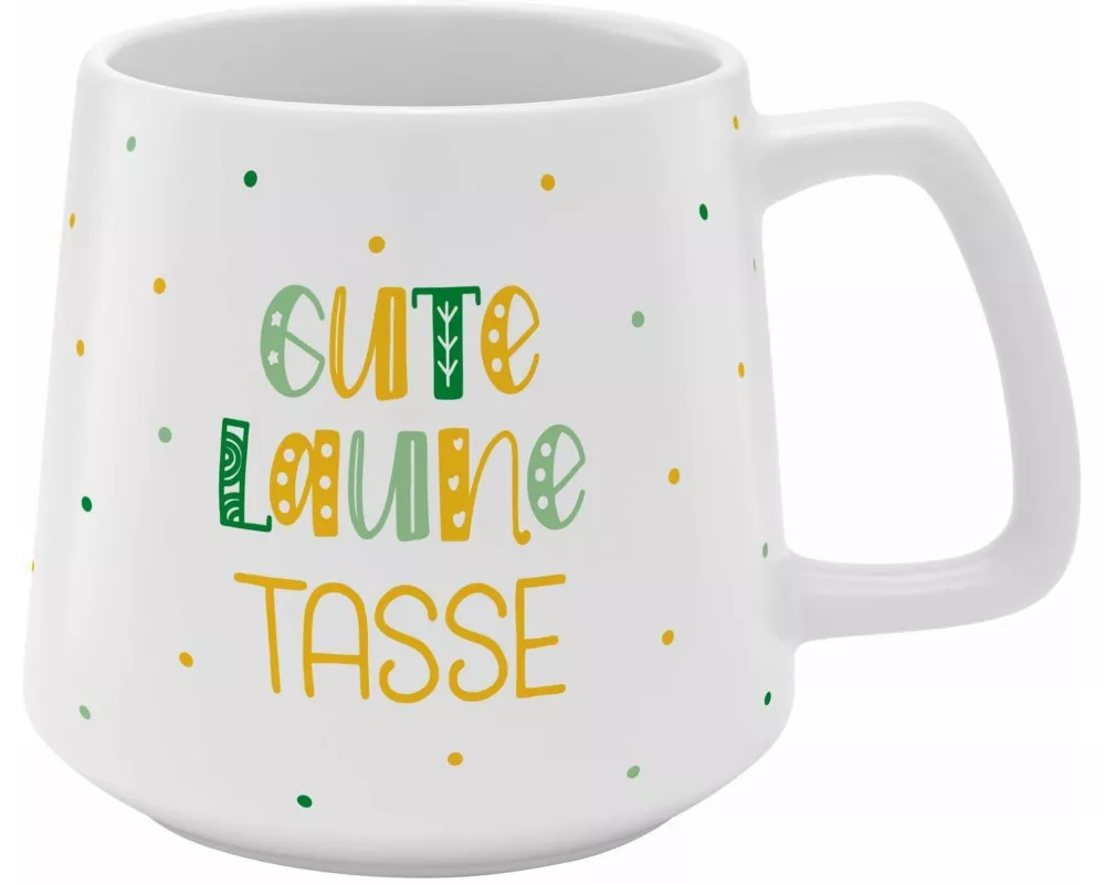 GRUSS & CO Tasse konisch "Gute Laune Tasse"