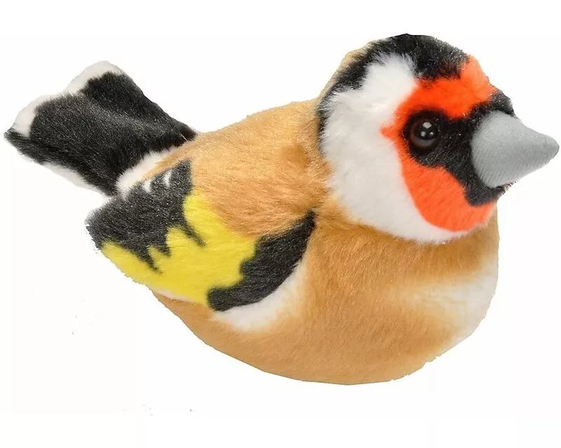 Plüsch europäischer Stieglitz singend RSPB Birds