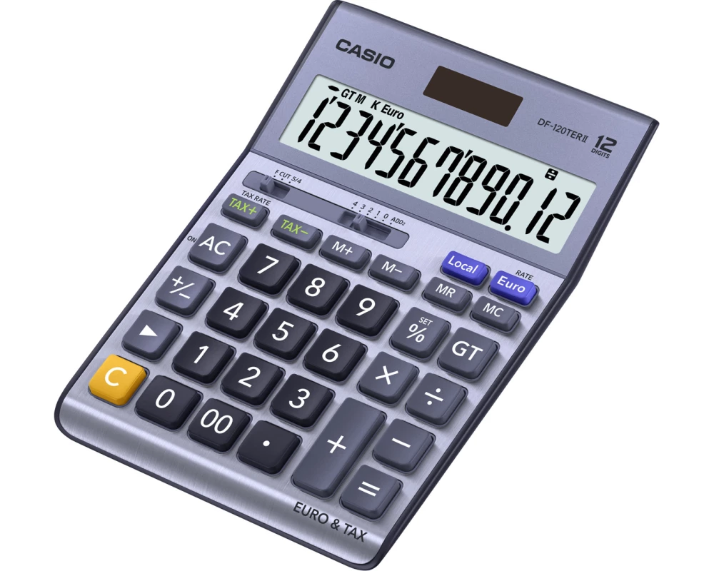 CASIO Tischrechner DF120TERI violett