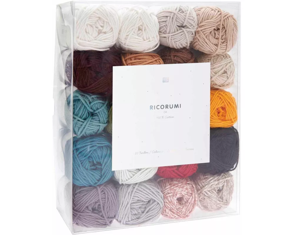 Ricorumi Set 20er "Wichtelwelt", 16x Ricorumi dk, 2x Ricorumi Twinkly Twinkly, 2x Ricorumi Spray
