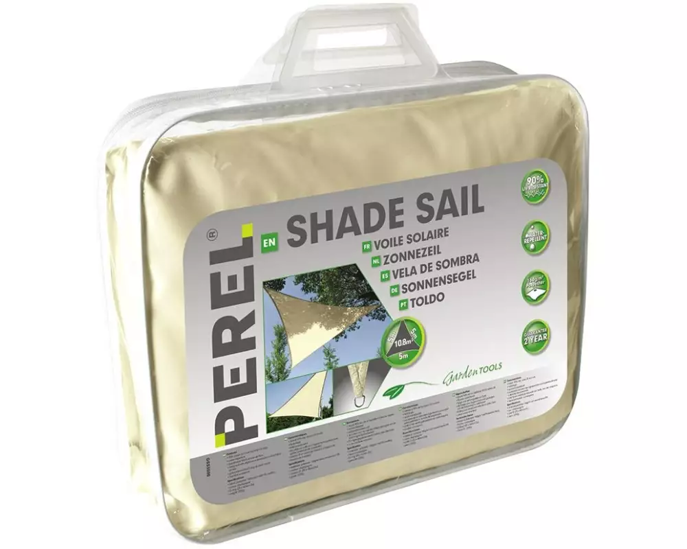 Perel Sonnensegel 500 cm, Dreieck