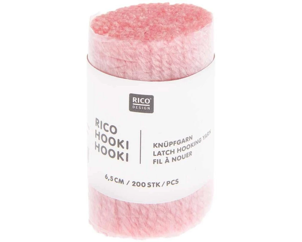 Rico Design Hooki Knüpfgarn Rosa