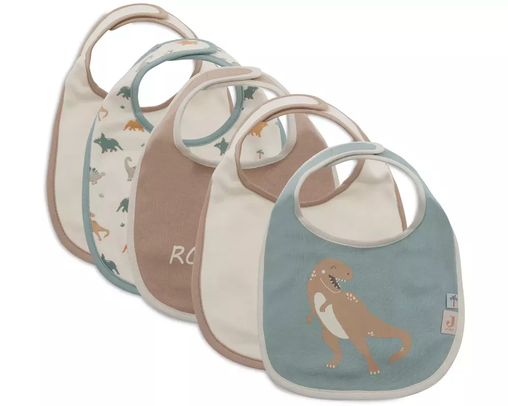 Jollein Lätzchen Roarsome 5er Set 22 x 27 cm