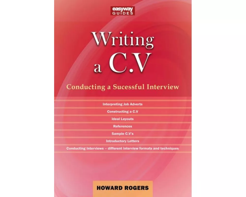 A Guide To Writing A C.v.